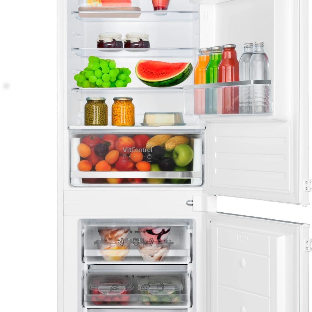 Amica Einbaukühlgefrierkombination EKGCS 387 921, 177,1 cm hoch, 54 cm breit, Frisch, leise, übersichtlich – perfekt für deinen Alltag.