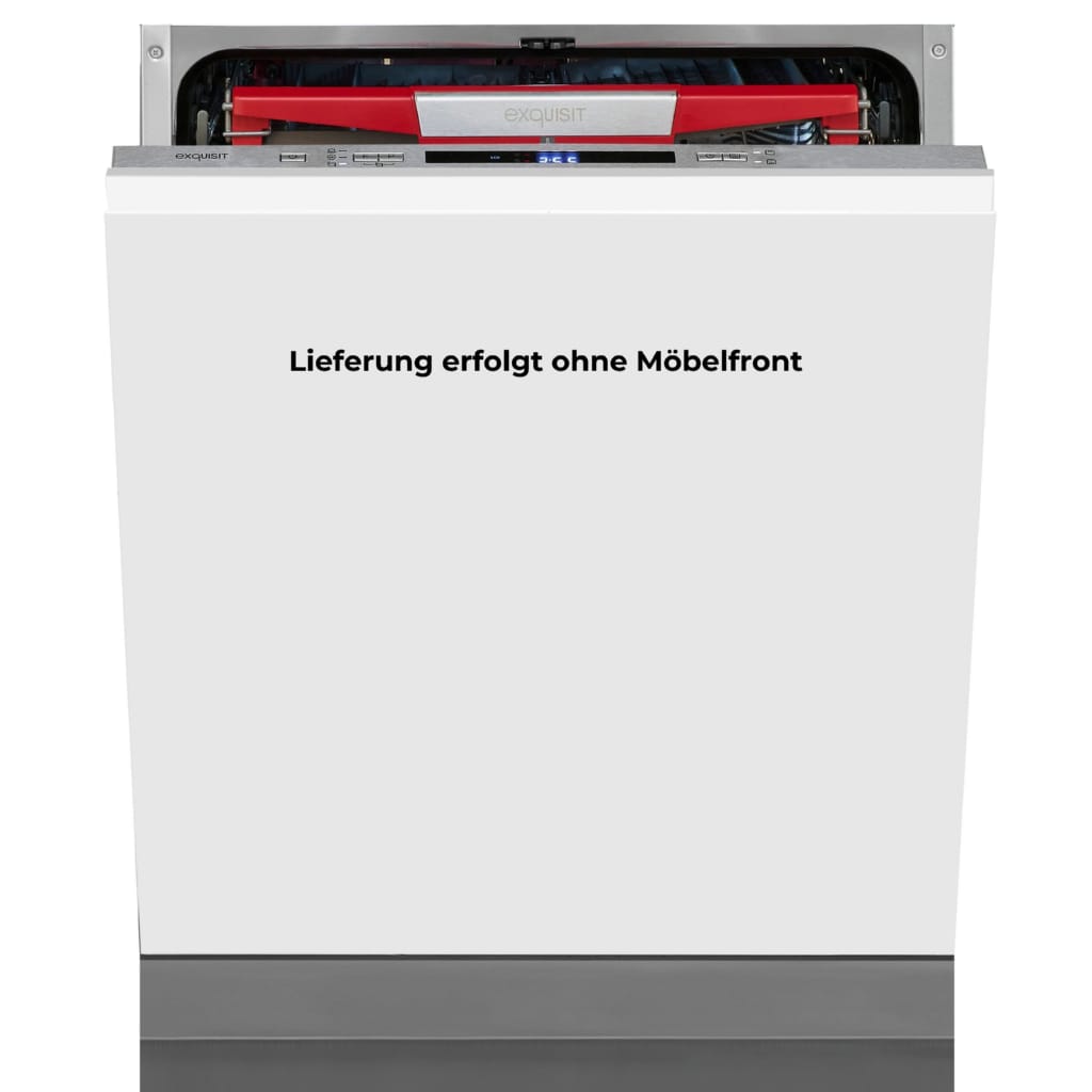 exquisit vollintegrierbarer Geschirrspüler 9614 EGSP9614-E-031B, 9,8 l, 14 Maßgedecke, AquaStop-Vollwasserschutz schützt vollständig vor Wasserschäden