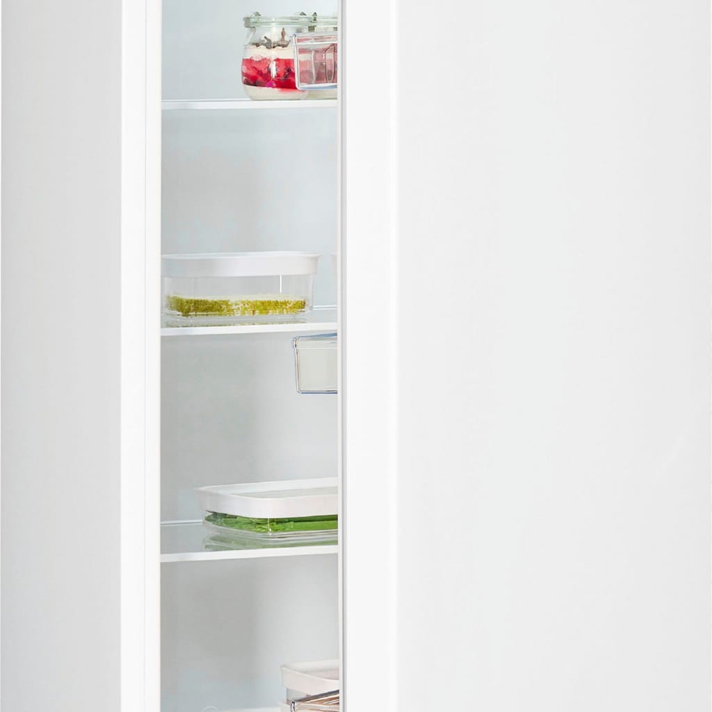 exquisit Vollraumkühlschrank KS320-V-H-010E, 143,4 cm hoch, 55 cm breit, 242 L Kühlschrank: stufenlos regulierbar, geräumig & für jede Küche