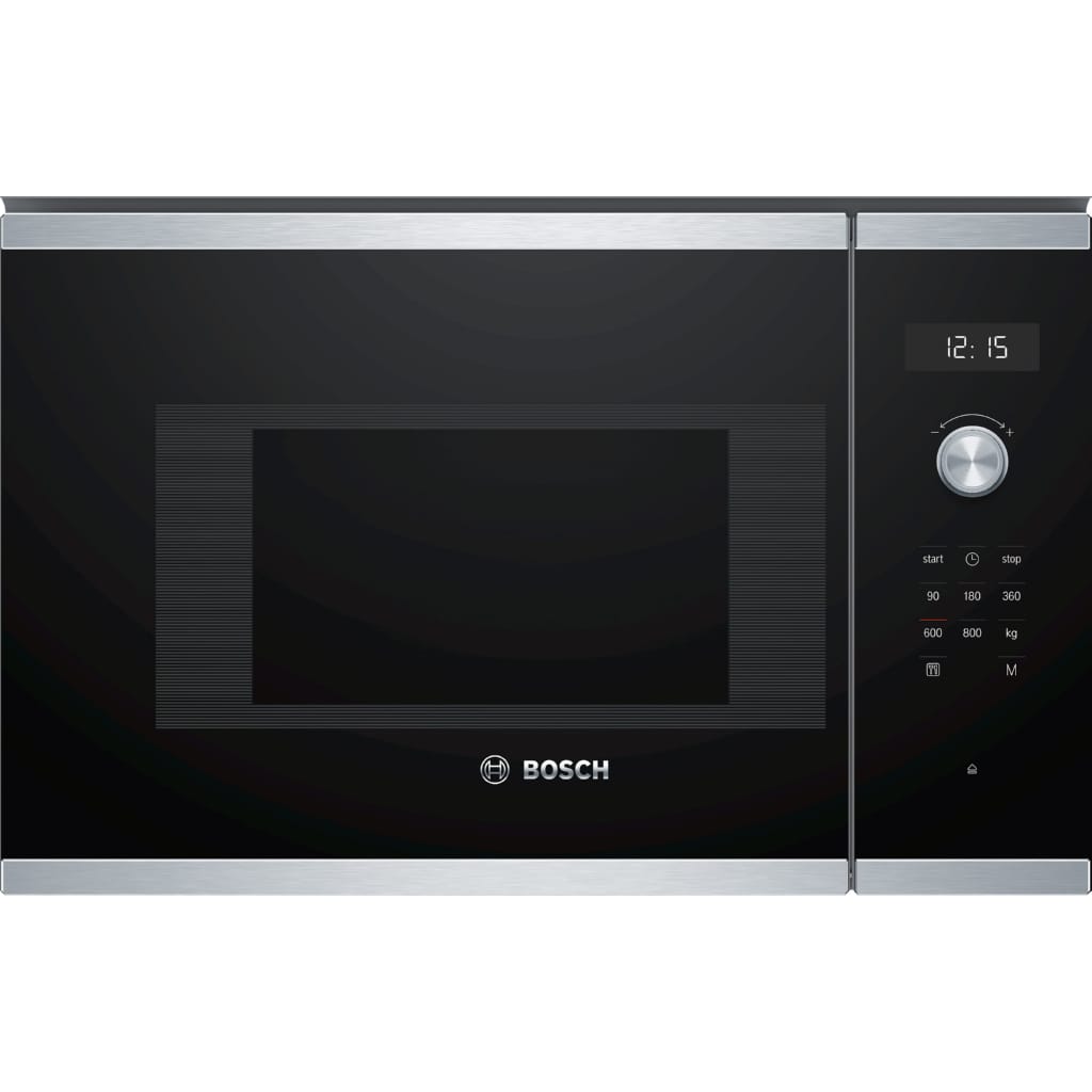 BOSCH Einbau-Mikrowelle BFL524MS0, Mikrowelle, 20 l, 7 Automatikprogramme & einfache Reinigungsunterstützung