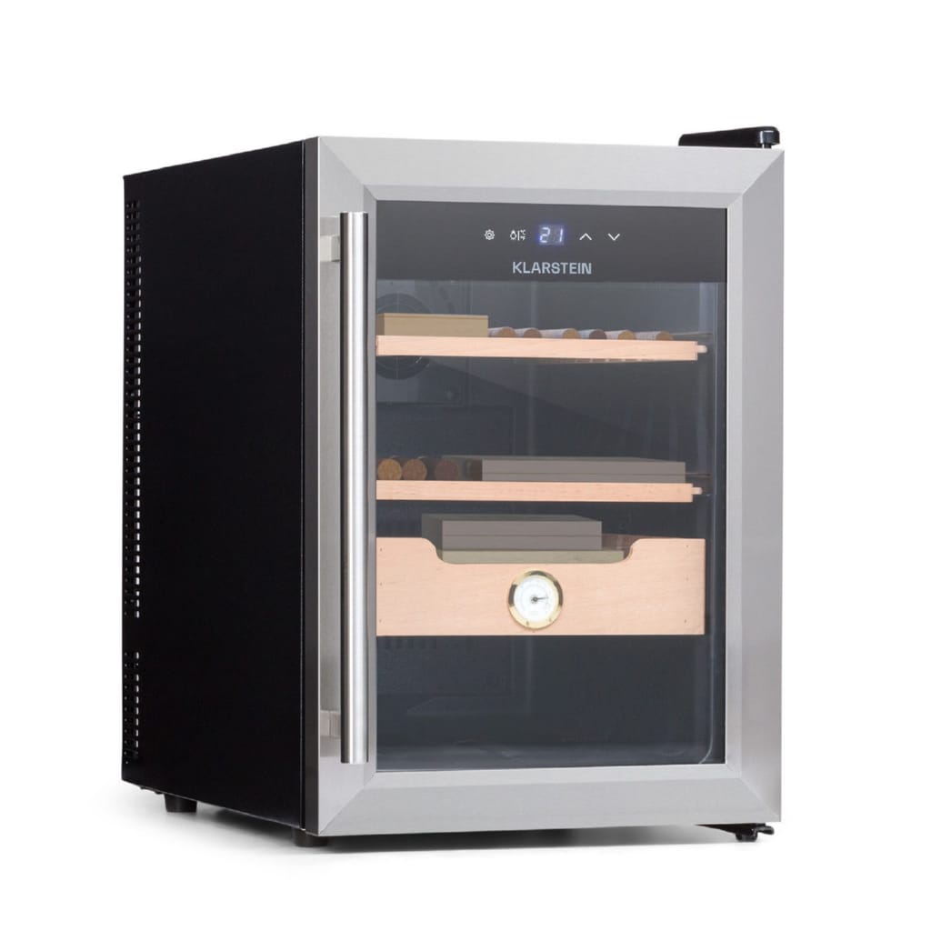 Klarstein Humidor Klarstein El Presidente 37 Zigarren-Humidor, Humidor Zigarre Humidor Befeuchter elektrisch Humidor Schrank