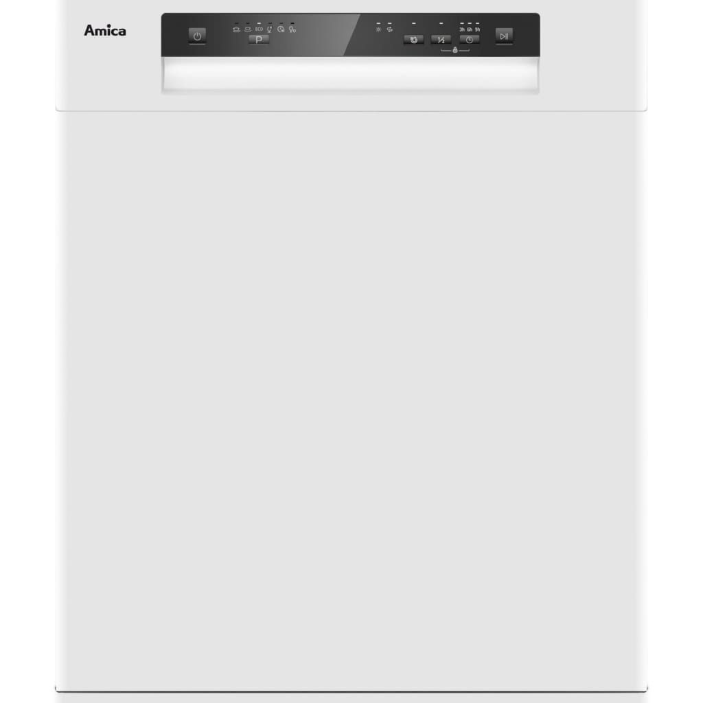Amica Standgeschirrspüler GSP 543 912 W, 9,8 l, 14 Maßgedecke, Ruhig, frisch, übersichtlich – dein Kühlschrank für entspannte Tage