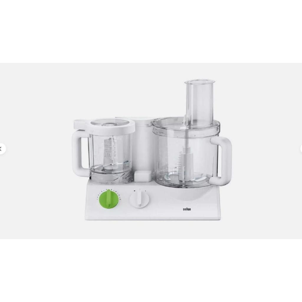 Braun Küchenmaschine, 600,00 W, Side-By-Side Schüsselsystem