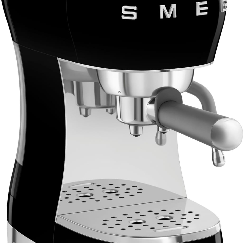 Smeg Espressomaschine ECF02BLEU, Tassenabstellfläche beheizbar