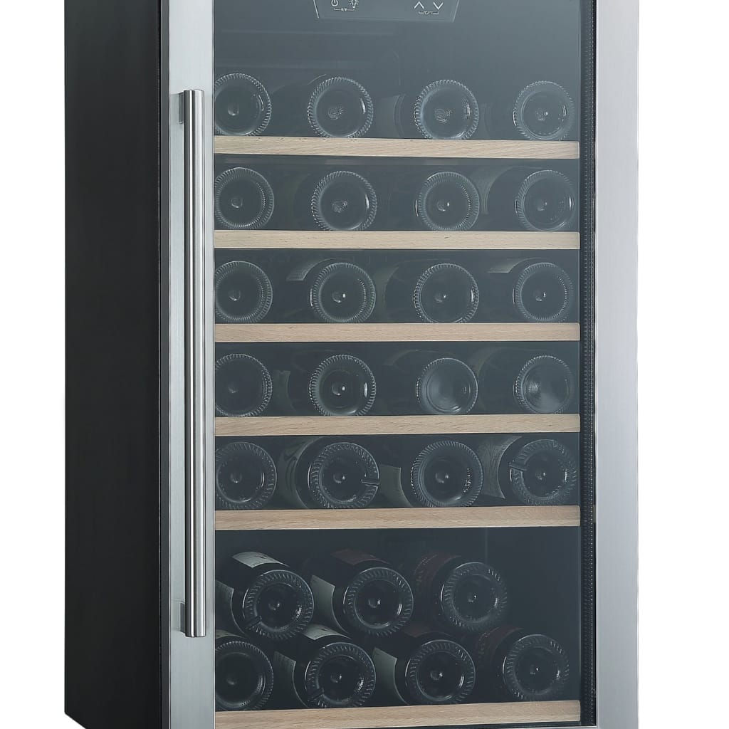 PKM Weintemperierschrank Weintemperierschrank Flaschenkühlschrank 51 Flaschen 5°C-20°C, für 51 Standardflaschen á 0,75l