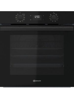 BAUKNECHT Einbaubackofen BBA285HU0K, Heißluftbackofen mit 12 Funktionen